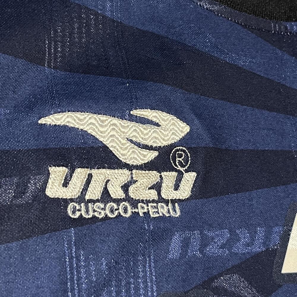 URZU Cusco Soccer Jersey Mens Medium Blue Cusqueña Sponsor 11 Machu Picchu - Picture 6 of 16